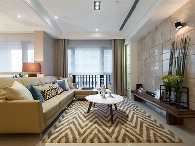 武漢61-90平米客廳裝修樣板間_武漢61-90平米客廳裝修案例-房天下裝修家居網