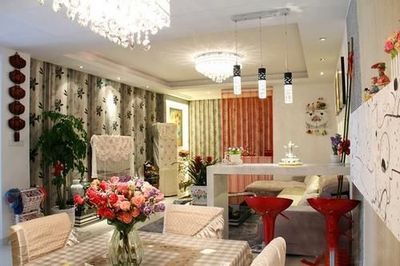 愛紅男主人裝甜蜜現代簡約兩室兩廳 主衛改衣帽間 -家居快訊-武漢搜房裝修家居網