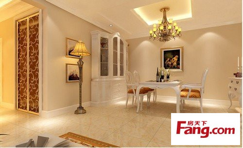 9.5萬全包126平白色簡歐風(fēng)格三居裝修設(shè)計效果圖-家居快訊-武漢搜房裝修家居網(wǎng)