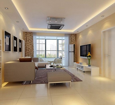 現(xiàn)代簡約三居室裝修效果圖97平米10萬現(xiàn)代簡約三居室裝修案例大全-武漢裝修設(shè)計(jì)